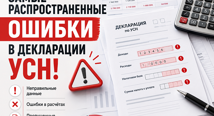 Самые распространенные ошибки в декларации УСН!
